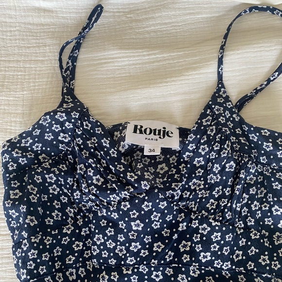 Rouje Dresses & Skirts - Rouje blue slip dress